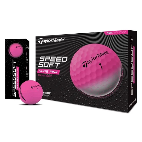 TaylorMade SpeedSoft pink golf balls, box contains 12 pink balls.... from ASI 38120 Ball Pro / Diversified Quality Kitchenware