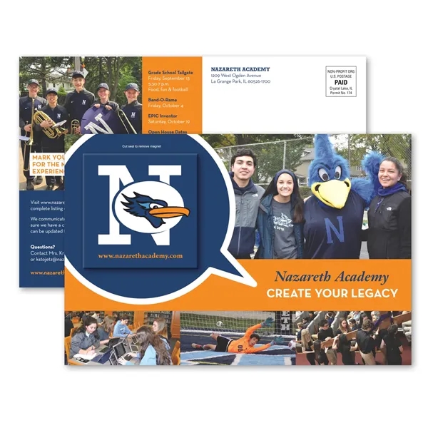6" x 9" sealed magnetic postcard with four color process printing.... from ASI 68507 The Magnet Group / Magnet LLC™