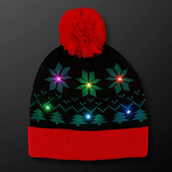 Light Up Christmas Beanie Hat; Blank Pricing... from ASI 34194 ALightPromos
