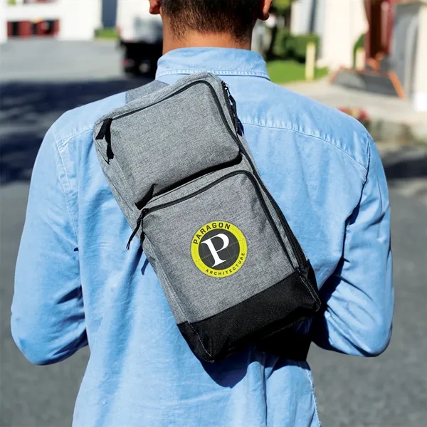 Stylish Cross Body Sling with 3 pockets... from ASI 46755 Cosmo Promos