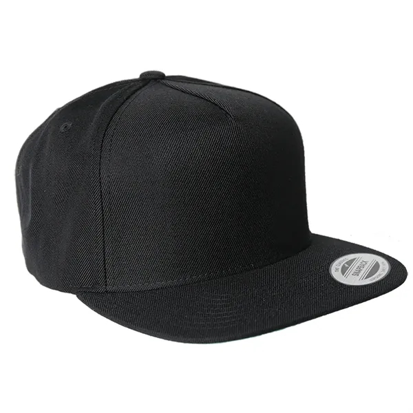 Yupoong 5089M YP Classics Five-Panel Wool Blend Snapback Hat with embroidery... from ASI 74601 Calico
