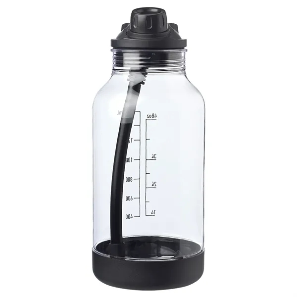 64 oz. plastic sports bottle with a silicone straw, capacity markings,... from ASI 39552 BEL Promo