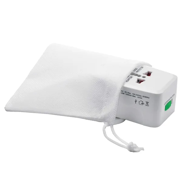 Universal Travel Adapter with USB Port.... from ASI 46755 Cosmo Promos