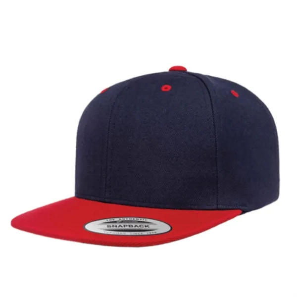 Yupoong 6089M YP Classics Premium Flat Bill Snapback Hat with embroidery... from ASI 74601 Calico