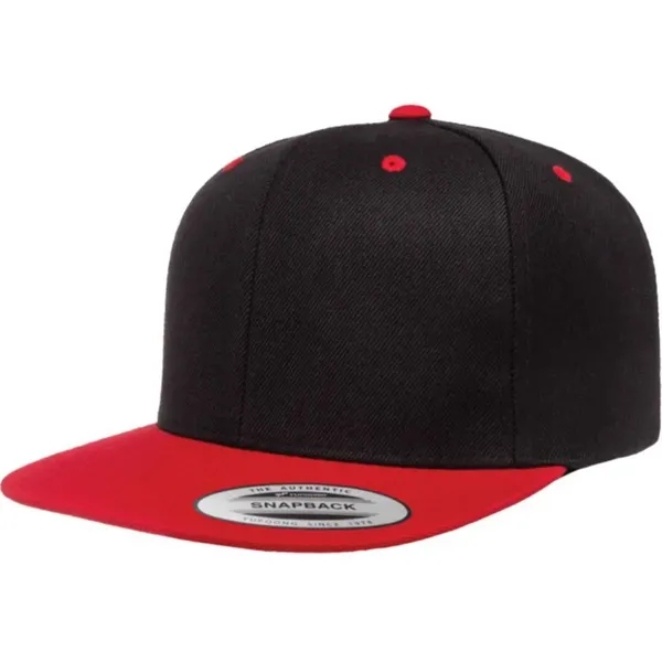 Yupoong 6089M YP Classics Premium Flat Bill Snapback Hat with embroidery... from ASI 74601 Calico