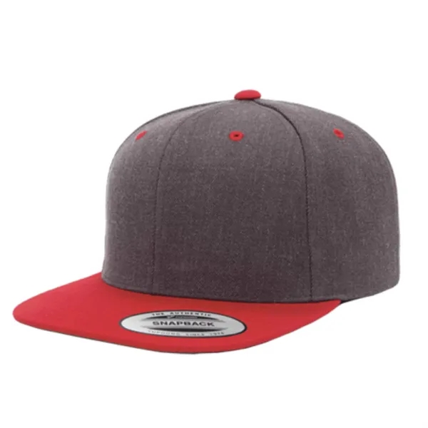 Yupoong 6089M YP Classics Premium Flat Bill Snapback Hat with embroidery... from ASI 74601 Calico