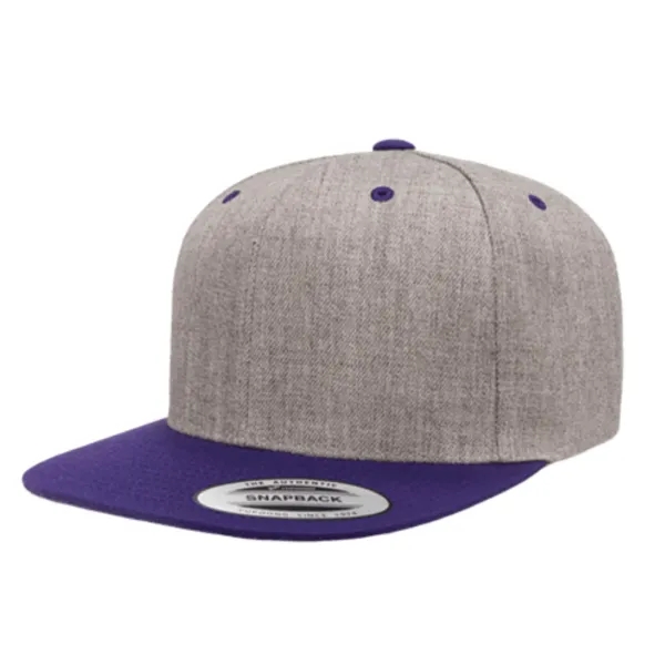 Yupoong 6089M YP Classics Premium Flat Bill Snapback Hat with embroidery... from ASI 74601 Calico