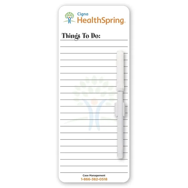 12 pt. laminated paper adhesive to-do list memo board with wet... from ASI 68507 The Magnet Group / Magnet LLC™