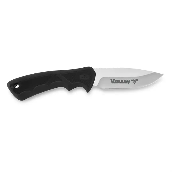 Fixed-blade hunting knife has a large, hand-sharpened clip blade at 6"... from ASI 46170 Compass Industries Inc
