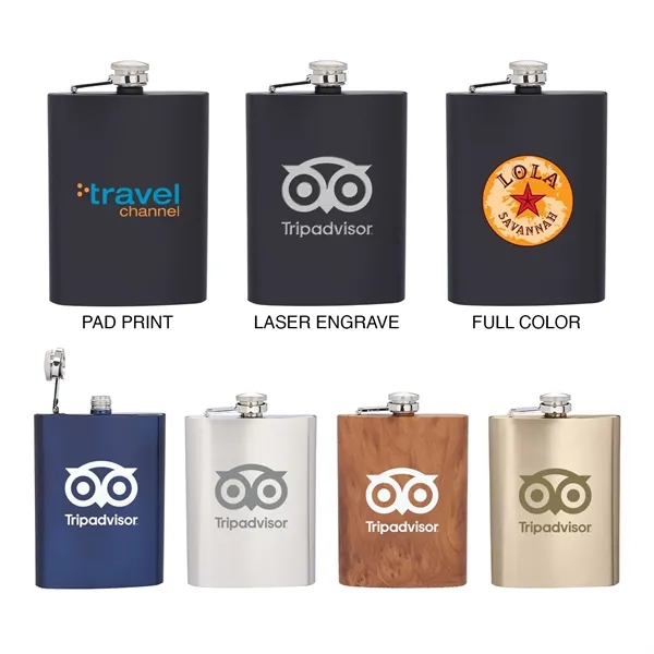 8 oz. Flask... from ASI 52710 Lincoln Line