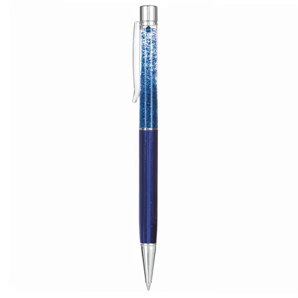Vegas Floating Flakes Metal Ballpoint... from ASI 46755 Cosmo Promos