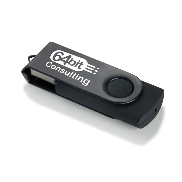 4 GB Color Accent Folding USB 2.0 Flash Drive... from ASI 40480 Koozie Group