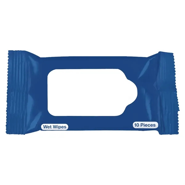 Wet Wipe Packet.  Contains 10 Wipes.  Meets FDA Requirements.... from ASI 61125 Hit Promotional Products / Hit®