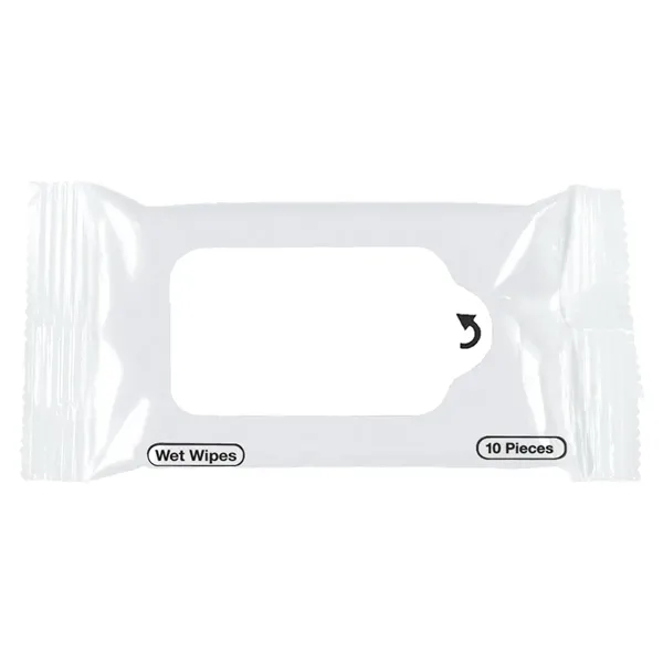 Wet Wipe Packet.  Contains 10 Wipes.  Meets FDA Requirements.... from ASI 61125 Hit Promotional Products / Hit®