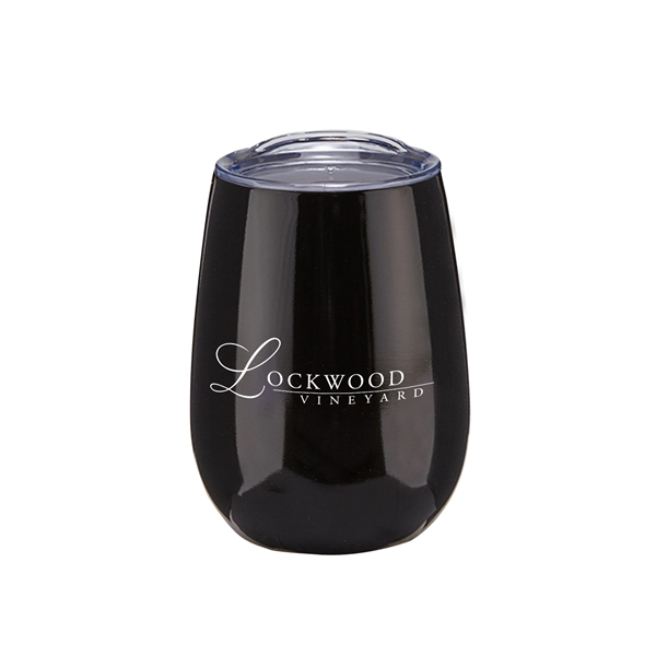 10 oz. stainless steel stemless wine tumbler with double wall construction... from ASI 52840 Evans Manufacturing