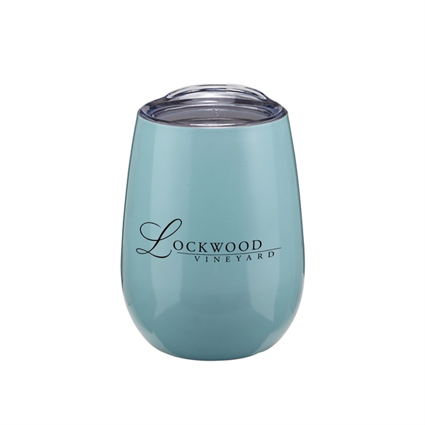 10 oz. stainless steel stemless wine tumbler with double wall construction... from ASI 52840 Evans Manufacturing