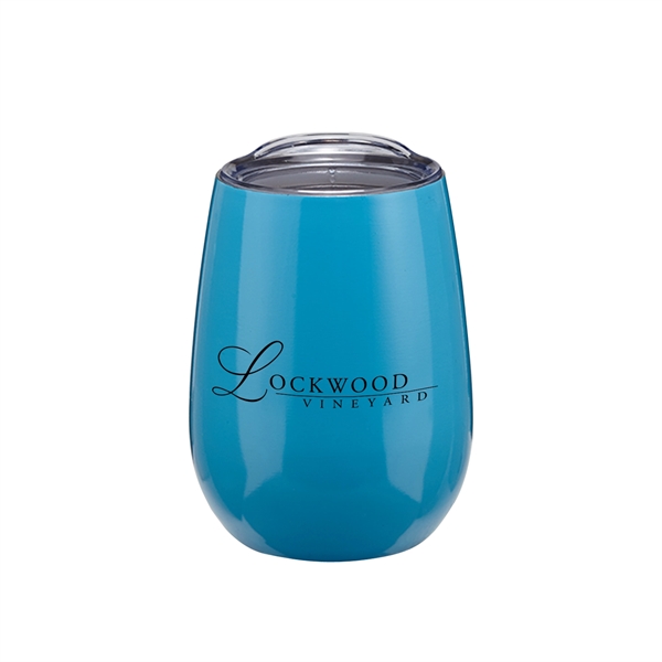 10 oz. stainless steel stemless wine tumbler with double wall construction... from ASI 52840 Evans Manufacturing