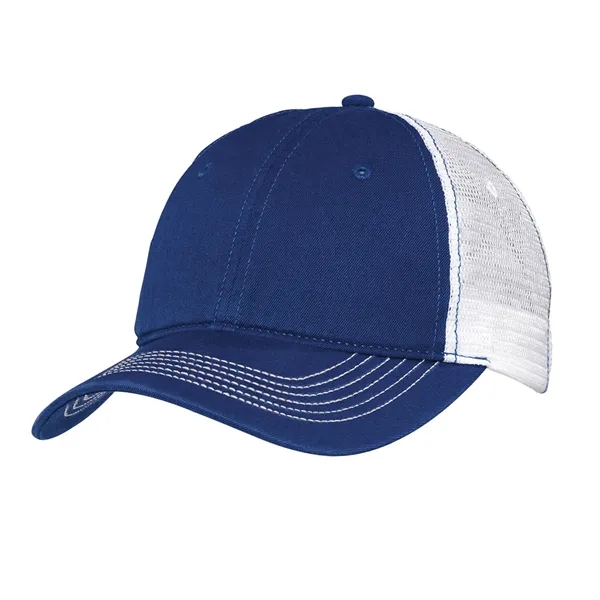 DistrictMesh back cap made of 100% cotton twill with 100% polyester... from ASI 61125 Hit Promotional Products / Hit®
