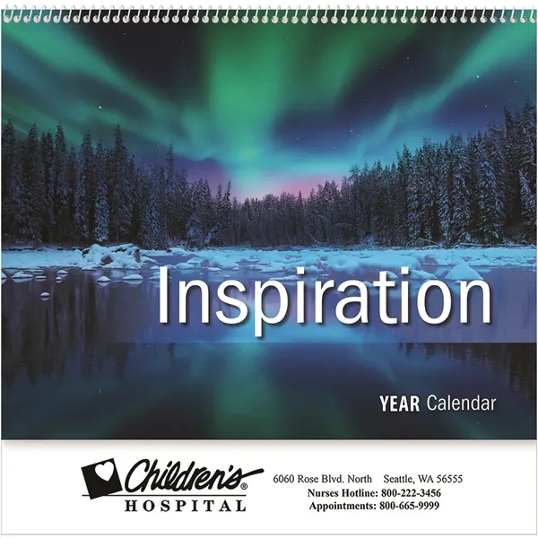 2026 Inspiration Wall Calendar - Spiral... from ASI 61125 Hit Promotional Products / Hit®