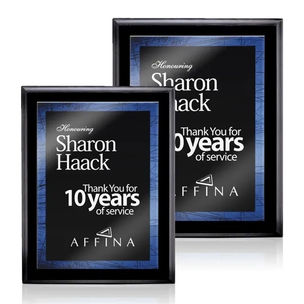 Farnsworth/Caprice Plaque - Black/Blue 8"x10"... from ASI 84592 St Regis Group / St Regis