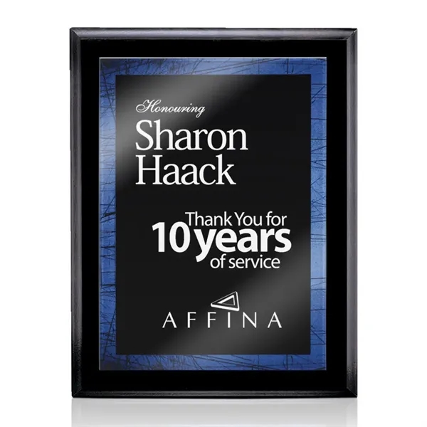 Farnsworth/Caprice Plaque - Black/Blue 8"x10"... from ASI 84592 St Regis Group / St Regis