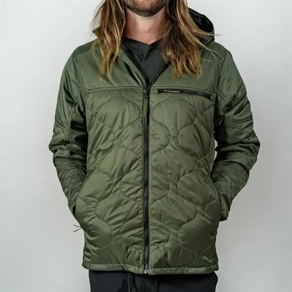 Insulated jacket with quilted design, adjustable hood and waist hem.... from ASI 61125 Hit Promotional Products / Hit®