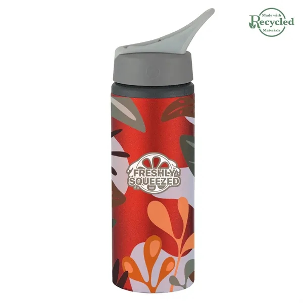 Aluminum 25-ounce bike bottle with screw-on lid and integrated handle.... from ASI 61125 Hit Promotional Products / Hit®