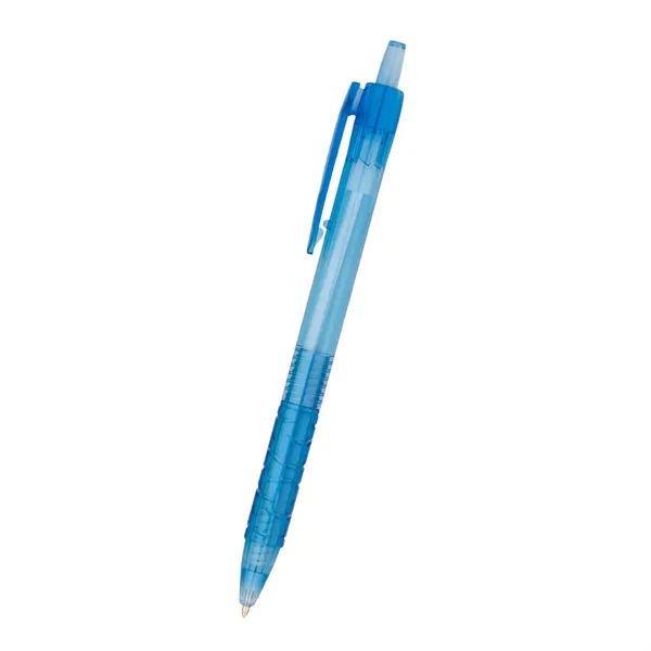 Plunger action ballpoint pen with transparent barrel.... from ASI 61125 Hit Promotional Products / Hit®