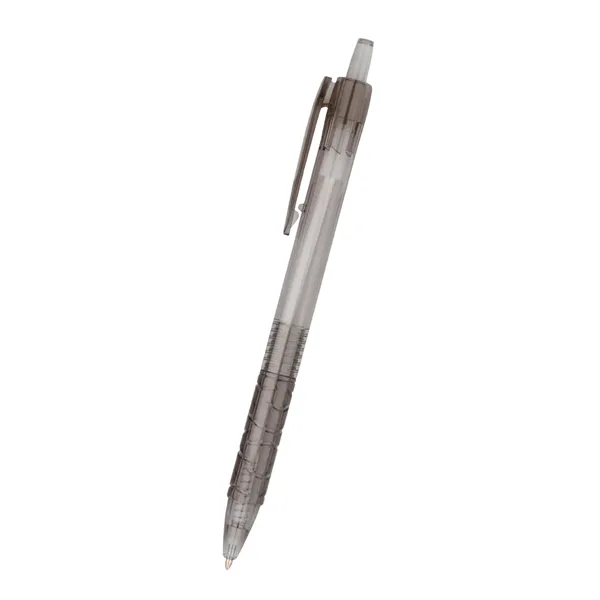 Plunger action ballpoint pen with transparent barrel.... from ASI 61125 Hit Promotional Products / Hit®