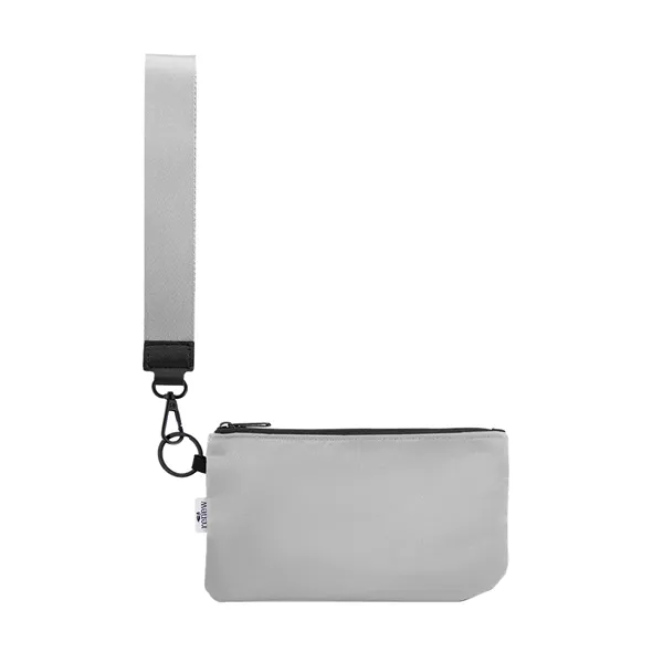 rPET wristlet pouch with zippered main compartment and O-ring attachment.... from ASI 61125 Hit Promotional Products / Hit®