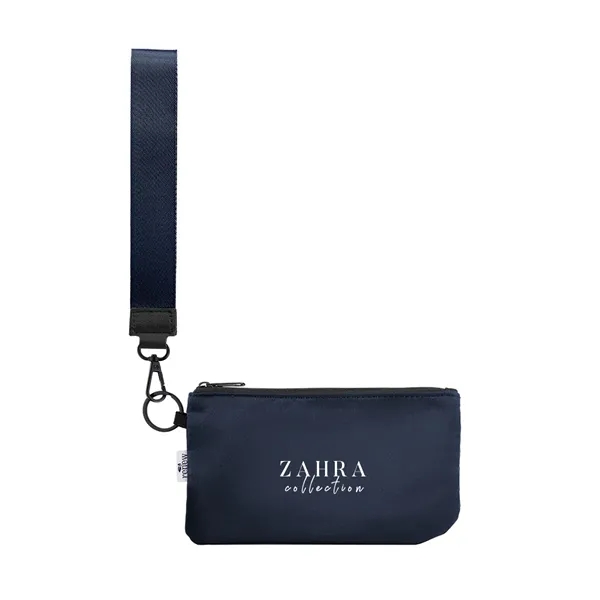 rPET wristlet pouch with zippered main compartment and O-ring attachment.... from ASI 61125 Hit Promotional Products / Hit®