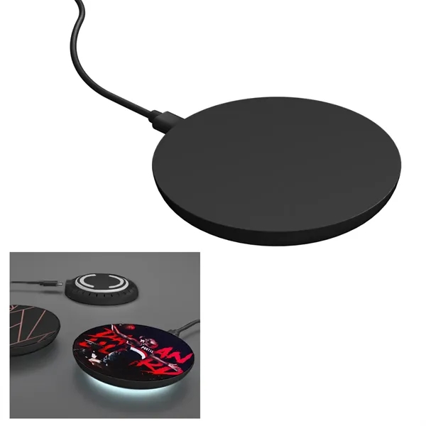 15-watt wireless charger with LED light.... from ASI 61125 Hit Promotional Products / Hit®