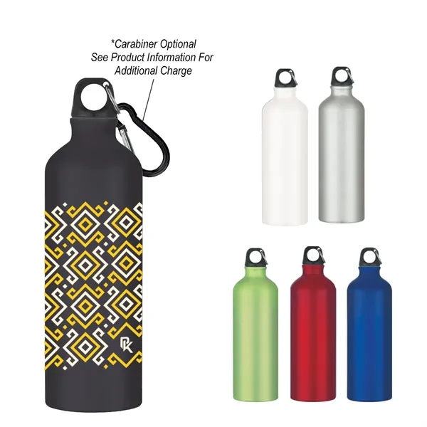 25 oz. aluminum bike bottle with screw-on, spill-resistant lid.... from ASI 61125 Hit Promotional Products / Hit®