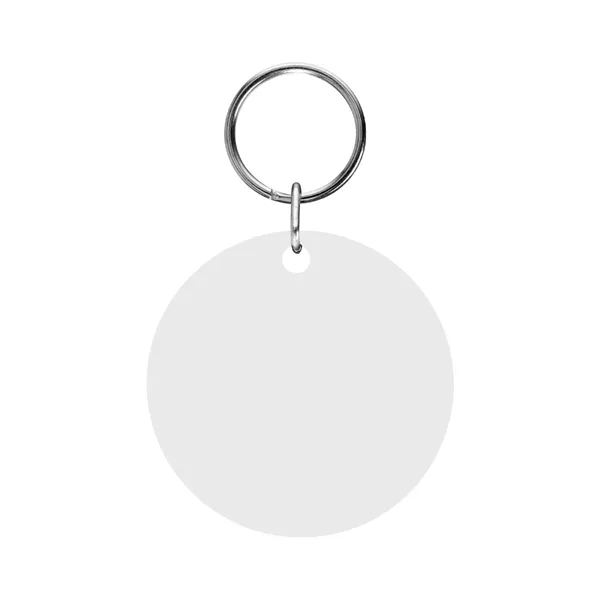 Round acrylic key tag with split ring attachment.... from ASI 61125 Hit Promotional Products / Hit®