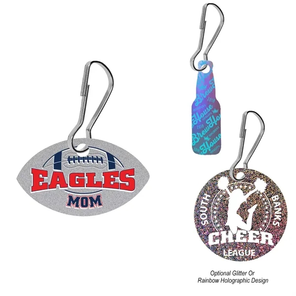 2" customizable acrylic zipper pull.... from ASI 61125 Hit Promotional Products / Hit®