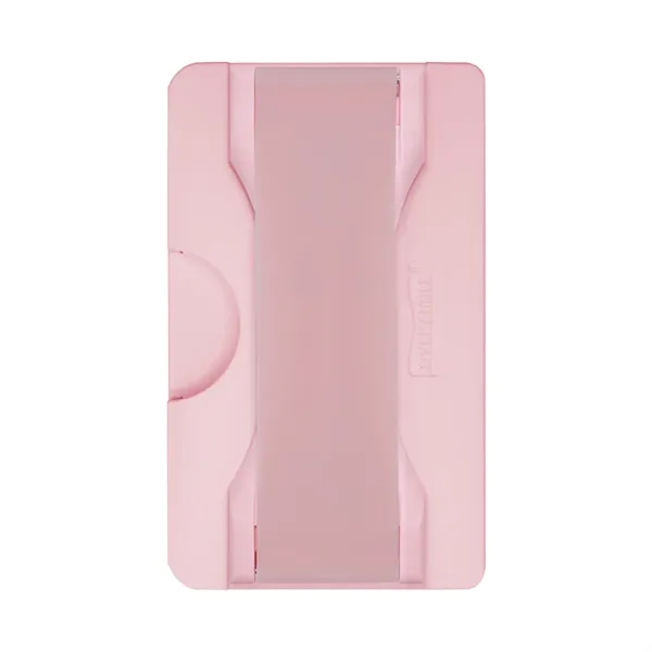 Pro wallet phone grip with adhesive backing and flip-out kickstand.... from ASI 61125 Hit Promotional Products / Hit®