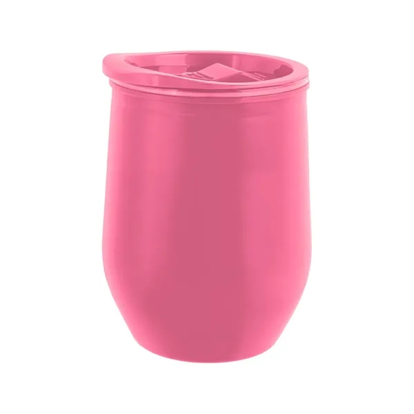 12 oz. recycled acrylic wine tumbler with thumb-slide lid.... from ASI 61125 Hit Promotional Products / Hit®
