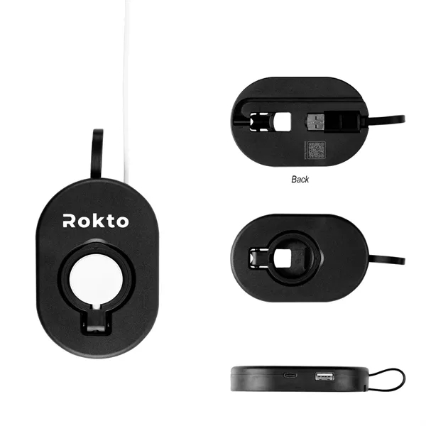 Charging hub with wireless watch dock.... from ASI 61125 Hit Promotional Products / Hit®