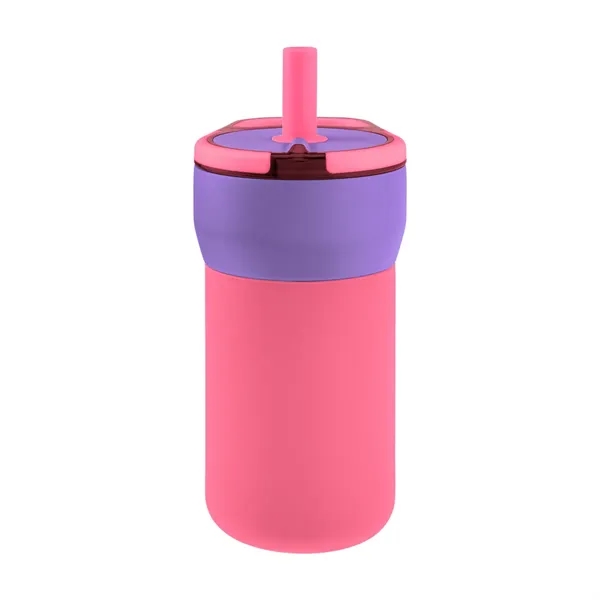 12 oz. insulated stainless steel tumbler with lid and straw.... from ASI 61125 Hit Promotional Products / Hit®