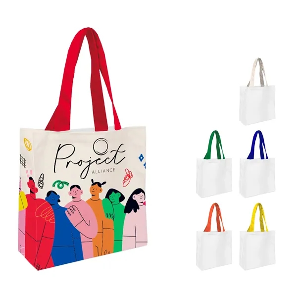 12" x 16" canvas tote bag with open main compartment and... from ASI 61125 Hit Promotional Products / Hit®