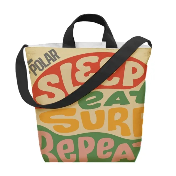 18" x 16" satchel tote bag with 13" handles and 39"... from ASI 61125 Hit Promotional Products / Hit®