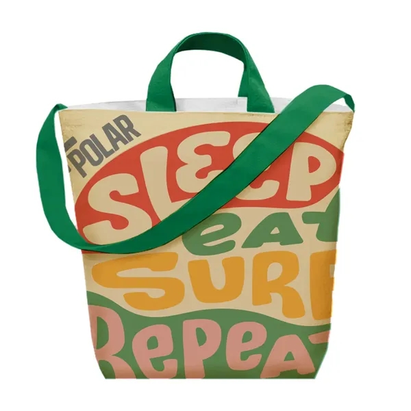 18" x 16" satchel tote bag with 13" handles and 39"... from ASI 61125 Hit Promotional Products / Hit®