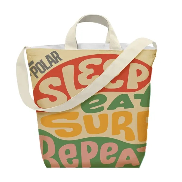 18" x 16" satchel tote bag with 13" handles and 39"... from ASI 61125 Hit Promotional Products / Hit®