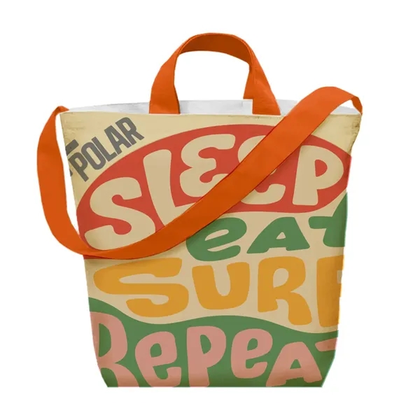 18" x 16" satchel tote bag with 13" handles and 39"... from ASI 61125 Hit Promotional Products / Hit®