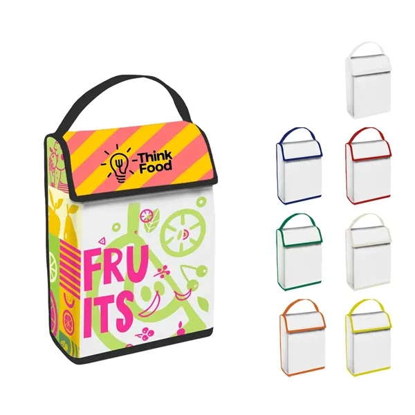 12-can capacity insulated lunch bag with silver foil lining, hook and... from ASI 61125 Hit Promotional Products / Hit®