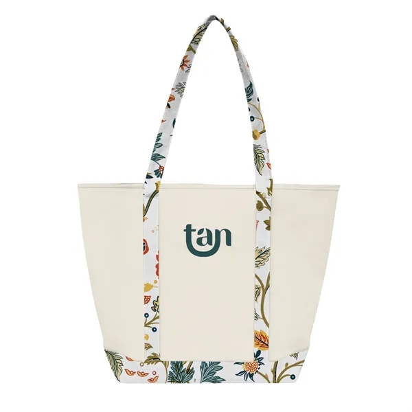 Tote bag made of recycled natural poly canvas with 24" handles.... from ASI 61125 Hit Promotional Products / Hit®