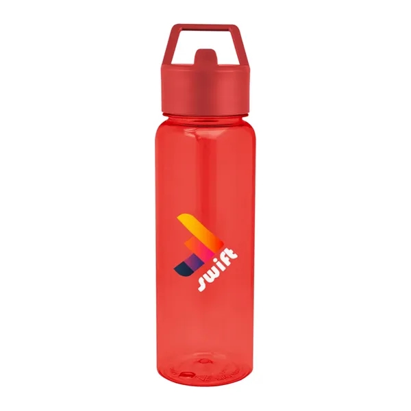 32 oz. rPET bottle with silicone straw and lid.... from ASI 61125 Hit Promotional Products / Hit®