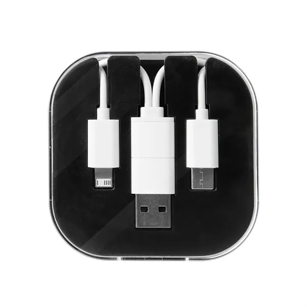 3-in-1 charging cable with phone stand.... from ASI 61125 Hit Promotional Products / Hit®
