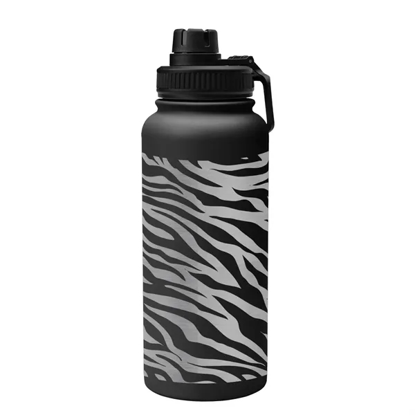 32 oz. recycled stainless steel bottle with screw-on, spill-resistant flip top... from ASI 61125 Hit Promotional Products / Hit®
