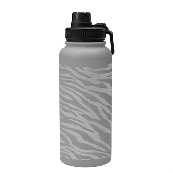 32 oz. recycled stainless steel bottle with screw-on, spill-resistant flip top... from ASI 61125 Hit Promotional Products / Hit®